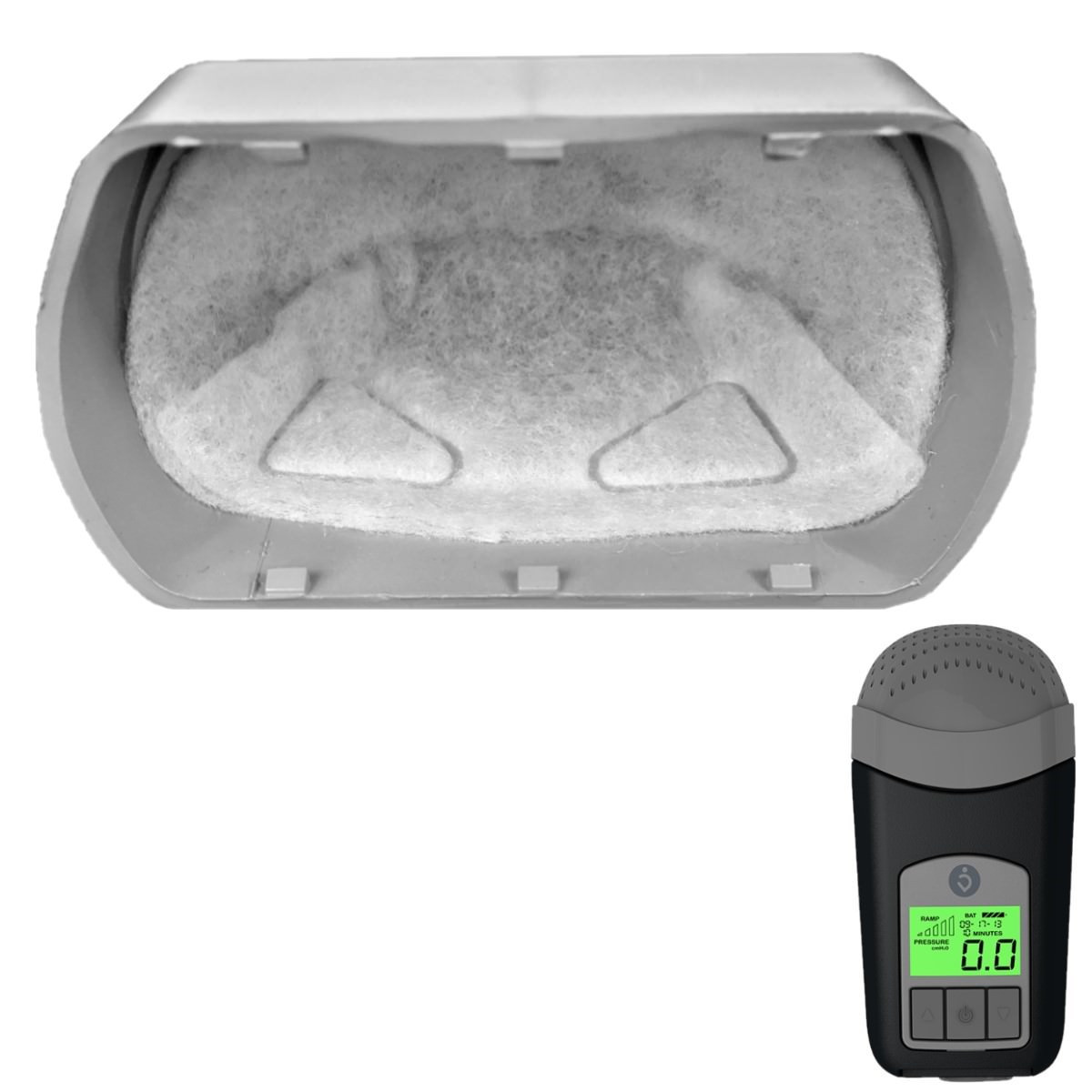 Replacement Breas HDM Disposable Filters for Z1 and Z2 Travel Auto CPAP Machines (2 Pack) - Image 3